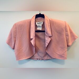 Vintage Nu Mode Soft Pink Bolero Jacket